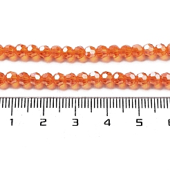 Гальванизируйте прозрачное стекло бисер нитей EGLA-A035-T4mm-A05