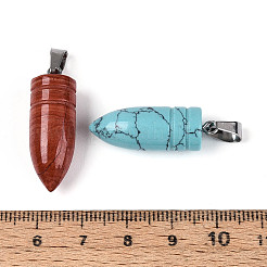 Природные и синтетические смешанные каменные подвески&nbsp;G-N349-16P