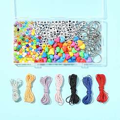 Наборы для самостоятельного изготовления брелока в форме буквы-сердца DIY-FS0009-87