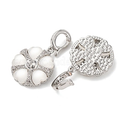 Латунный микро-паве кубический цирконий KK-A279-20P