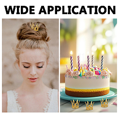 30 шт. Стразы в форме короны из сплава для украшения торта ко дню рождения&nbsp;FIND-GO0004-22