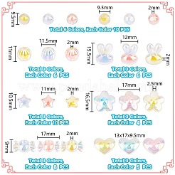 Прозрачные акриловые бусины TACR-PH0001-71