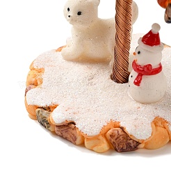 Weihnachtsschmuck aus natürlichen Edelsteinsplittern für den Baum&nbsp;DJEW-K028-01A