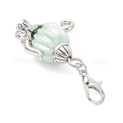 Подвеска-чайник из искусственного акрилового жемчуга и сплава HJEW-JM03981