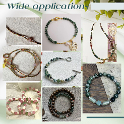 Природные Unakite круглых бусин пряди G-NB0004-87A