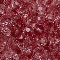 Transparente Farben runde Glasperlen&nbsp;SEED-F006-04A-05