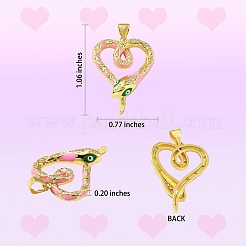 5шт 5 цвета латунные микропаве прозрачные кубические циркониевые подвески KK-SZ0006-02