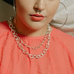 Некорневая круглая/подковообразная штанга из хирургической нержавеющей стали 316l с круглым шаром AJEW-P002-07