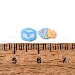 Кабошоны из полимерной глины ручной работы и пластиковые бусины для изготовления фурнитуры для бижутерии своими руками CLAY-B007-04I