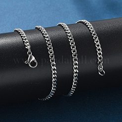 Не тускнеющие ожерелья из нержавеющей стали 304&nbsp;X-NJEW-H492-01P