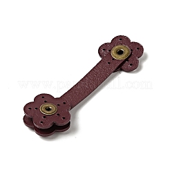 Цветок воловья кожа пришить застежки для кошелька&nbsp;FIND-D027-08A