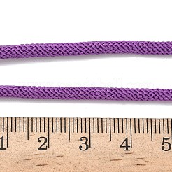 Fabrication de colliers en cordon Milan en nylon de 3 mm&nbsp;NJEW-H084-01G-39