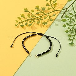 Fabrication de bracelet en fil de nylon tressé réglable&nbsp;AJEW-JB00845-02