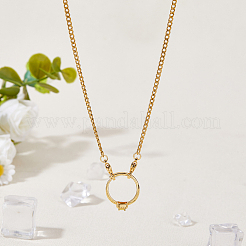 Collares de cadena de acero inoxidable 304&nbsp;NJEW-HS00006