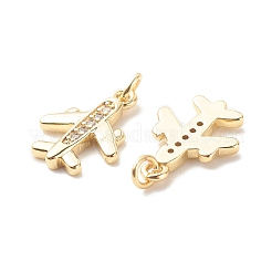 Латунные микропаве прозрачные подвески с фианитом&nbsp;LS-X-ZIRC-P099-06G