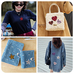 24 Stück Polyester-Stickereistoff mit Leopardenmuster&nbsp;PATC-TAC0011-06