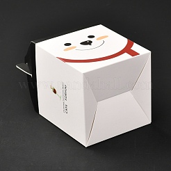 Cajas de regalo de papel doblado de tema navideño&nbsp;CON-G011-01A