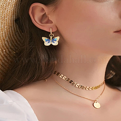 Кулоны с эмалью из латуни&nbsp;KK-LP0002-19A