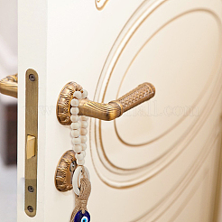 Деревянные бусины дверная ручка подвеска украшения&nbsp;AJEW-WH0270-923B