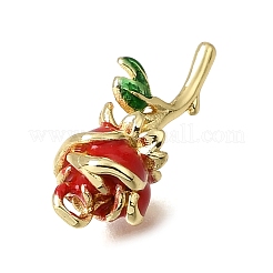 Pendentifs d'émail en laiton &nbsp;KK-K427-12B-G