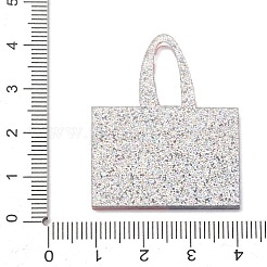 Anhänger aus transparentem Acryl mit Aufdruck zum Unabhängigkeitstag&nbsp;OACR-B055-02B