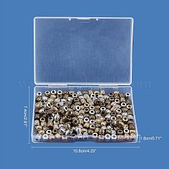 Сплавочные овальные бусины тибетского стиля &nbsp;PALLOY-FH0001-09-NR