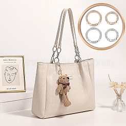 16 шт. 4 стиля сплава кристалл горный хрусталь пружинные затворные кольца RB-WR0001-01