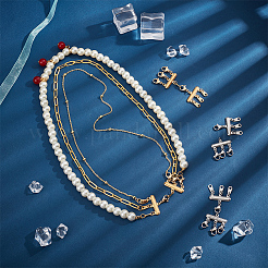 8 шт. 2-х цветные многорядные застежки из нержавеющей стали марки 304 с карабинами FIND-UN0001-65