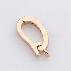 Латунный микро-проложенный кубический цирконий усиливает и укорачивает подвесные поручни ZIRC-P007-03RG-NR