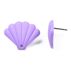 Окрашенные спрей железные серьги&nbsp;IFIN-N008-018B