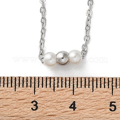 Ожерелья из нержавеющей стали 304 с цепочкой из троса&nbsp;NJEW-A045-09P