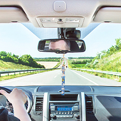 5шт 5 цвета maneki neko счастливый кот фарфоровый кулон брелок FIND-OC0002-39