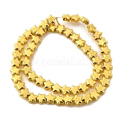 Стеклянные бусины с гальваническим покрытием &nbsp;EGLA-V001-07E