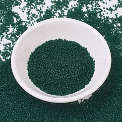 MIYUKIデリカビーズ  シリンダー  日本製シードビーズ  11/0  （db0767)マットトランスペアレントダークエメラルド  1.3x1.6mm  穴：0.8mm  約2000PCS /ボトル  10 G /ボトル&nbsp;SEED-JP0008-DB0767