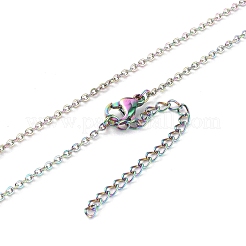 Fabrication de colliers coulissants en acier inoxydable 304 avec placage ionique (IP)&nbsp;AJEW-JB00950-01