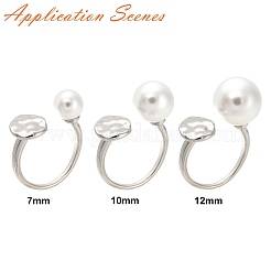 Латунные открытые манжеты с застежкой-колышком&nbsp;LS-KK-E055-02P-02