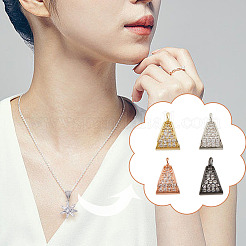 4 шт. 4-х цветные латунные микрофибровые трубчатые дужки с кубическим цирконием&nbsp;KK-DR0001-17