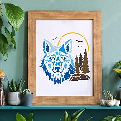 Wiederverwendbare Zeichenschablonen aus Kunststoff&nbsp;DIY-WH0172-259