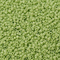 MIYUKIデリカビーズ小  シリンダー  日本製シードビーズ  15/0  （dbs0733)不透明なchartreuse  1.1x1.3mm  穴：0.7mm  約175000個/袋  50 G /袋&nbsp;SEED-X0054-DBS0733