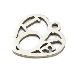 Не тускнеющие подвески из нержавеющей стали 201 STAS-M015-29P