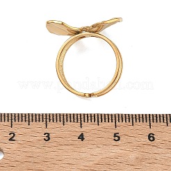 Offene Manschettenringe aus 304 Edelstahl für Damen&nbsp;RJEW-K320-01G