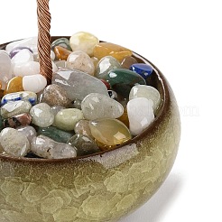 Елочные украшения из натуральной смешанной каменной крошки DJEW-M012-02C