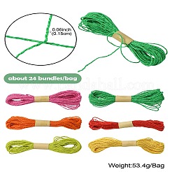 6 цвет джутового шнура&nbsp;OCOR-CJ0001-09