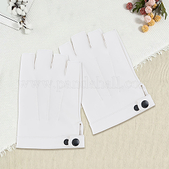 Kunstleder mit Eisen Halbfingerhandschuhe&nbsp;AJEW-WH20006-425