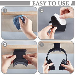 Настенная плавающая полка из АБС-пластика для наушников&nbsp;ODIS-WH0099-144A