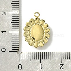 Ionenplattierung (IP) aus echtem 14 Karat vergoldetem 304 Edelstahl mit Glasanhänger&nbsp;FIND-Z028-30E