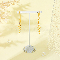 1 пара латунных сережек-подвесок&nbsp;EJEW-HS0001-29G