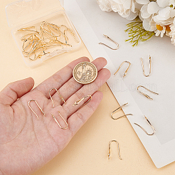 30 шт латунные серьги крючки&nbsp;KK-GO0001-70