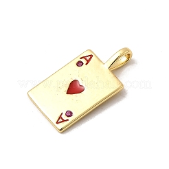 Pendentifs de placage en laiton&nbsp;X1-KK-A268-01G-04