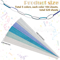 Бумага для оригами в форме звезды&nbsp;DIY-WH20031-062B